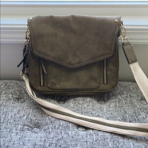 Elegant Olive Crossbody Bag